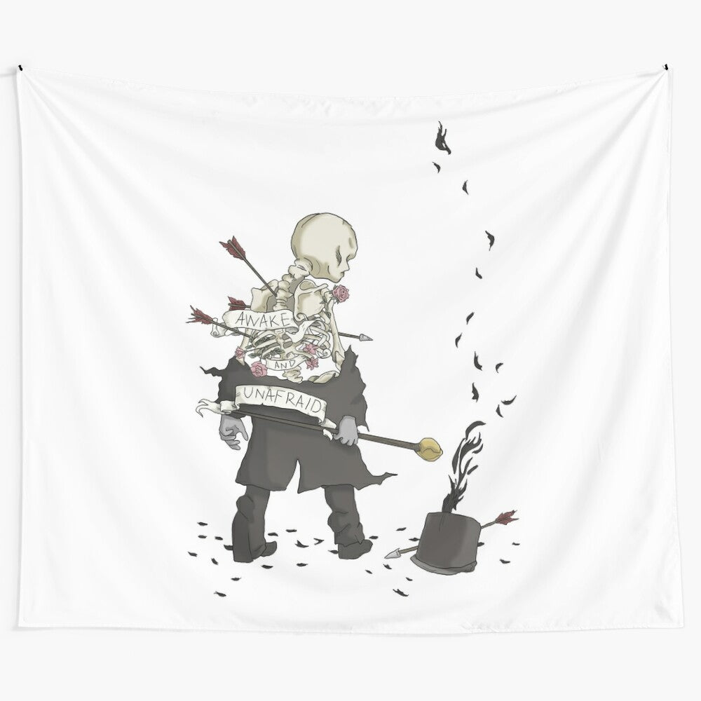 "Famous Last Words" Tapestry - My Chemical Romance Inspired Design