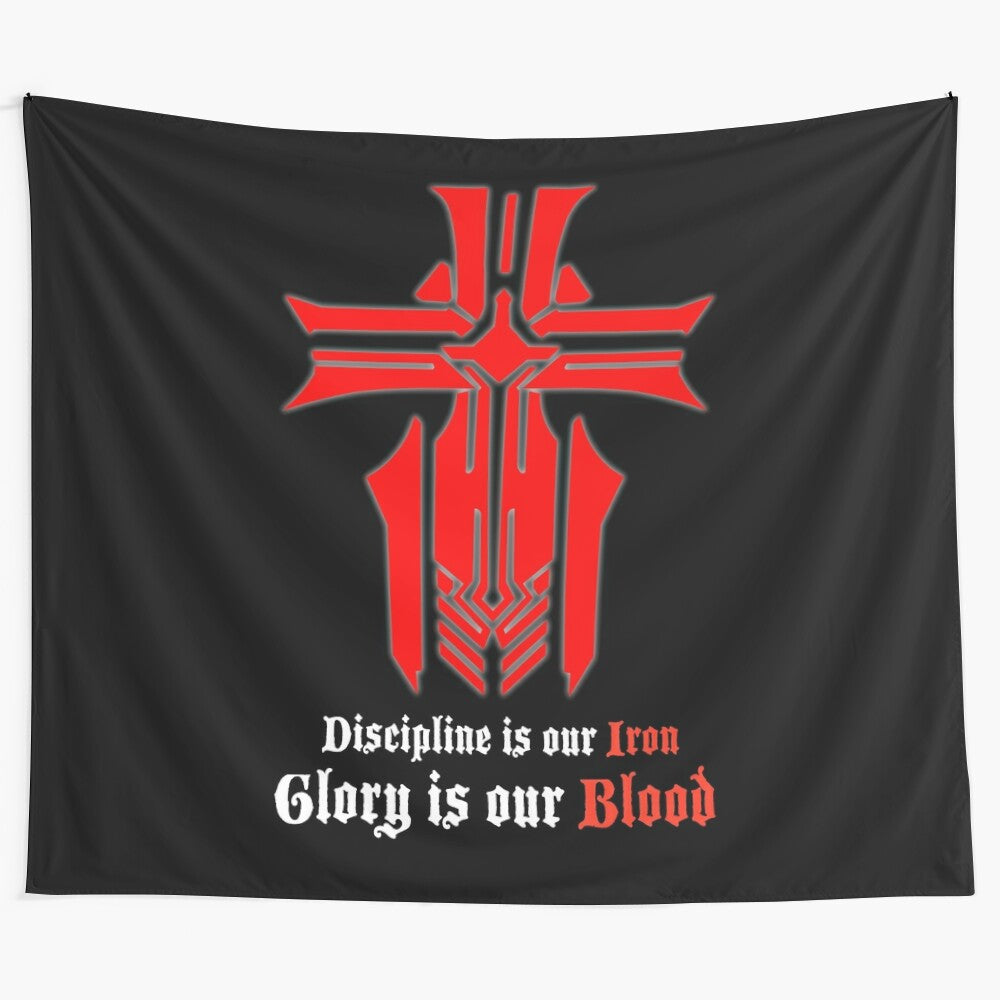 Azur Lane Iron Blood Logo Black Tapestry