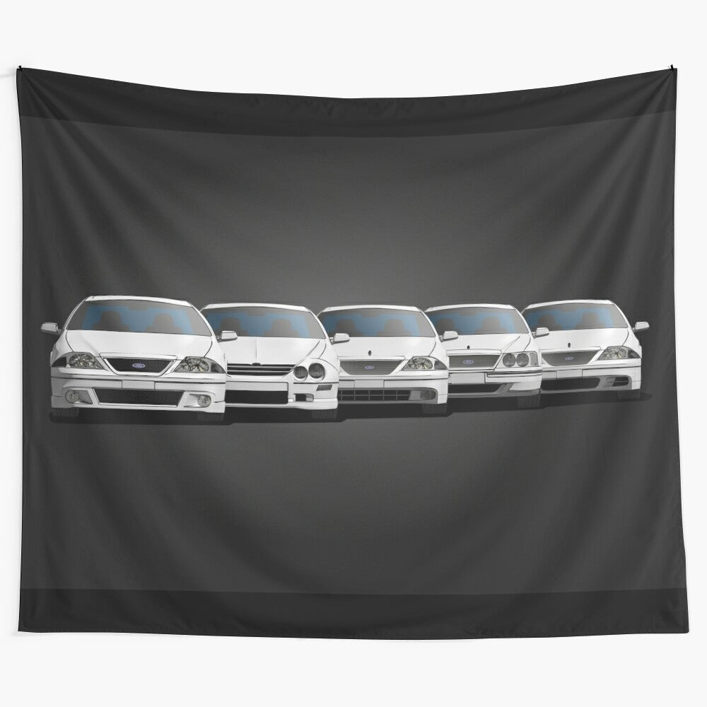 Tapestry featuring the Tickford Range AU FTE car design