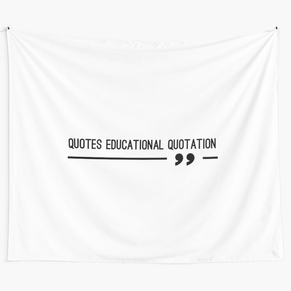 Inspiring Educational Quotation Tapestry with Teacher Quotes