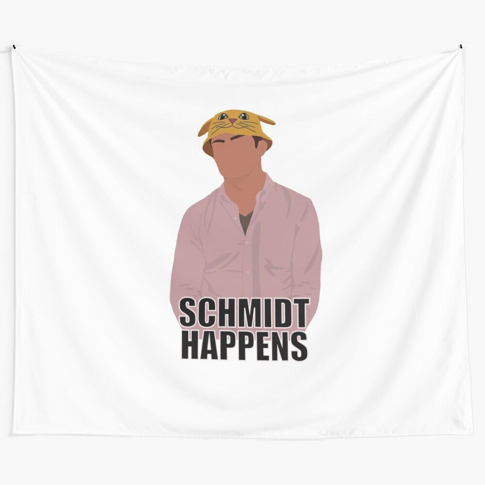 "Schmidt Happens" Tapestry - Humor Inspired by the TV Show New Girl