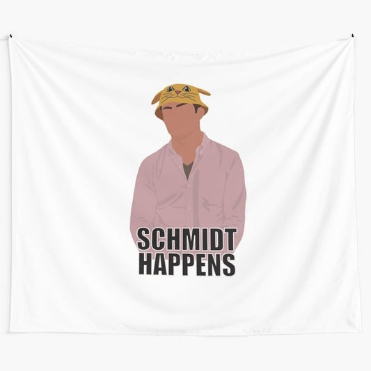 "Schmidt Happens" Tapestry - Humor Inspired by the TV Show New Girl