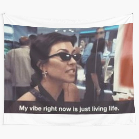 Kourtney Kardashian-inspired tapestry for home decor