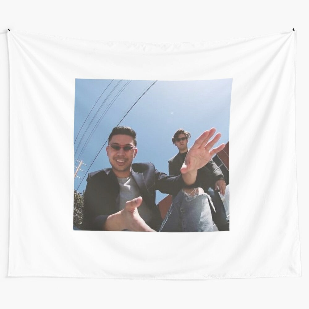 "I'm Rich" Tapestry featuring Tiny Meat Gang's Cody Ko and Noel Miller