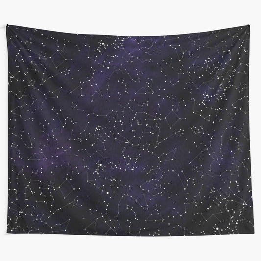 Northern Hemisphere Constellations Tapestry Wall Art