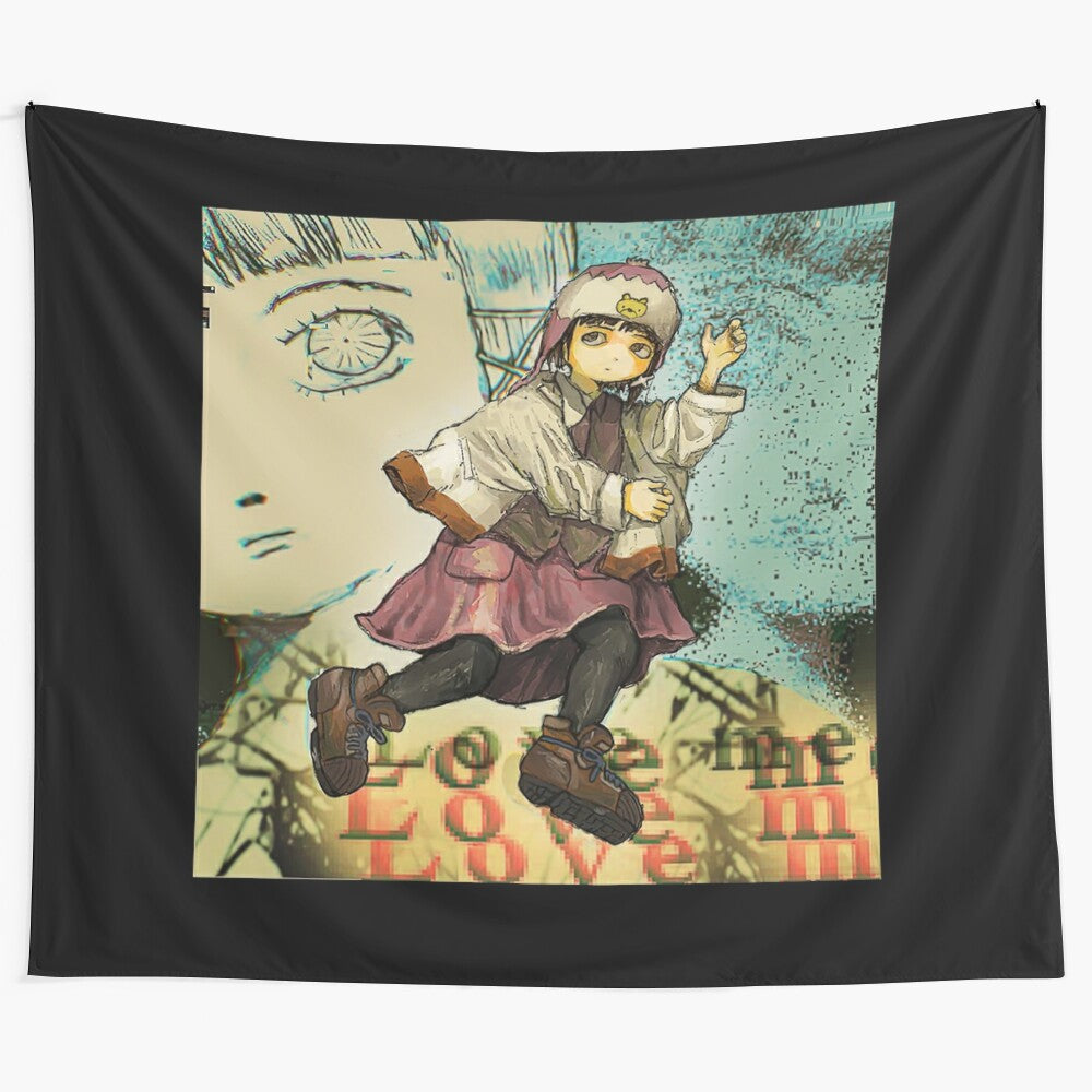 Serial Experiments Lain Tapestry - Cyberpunk Anime Art