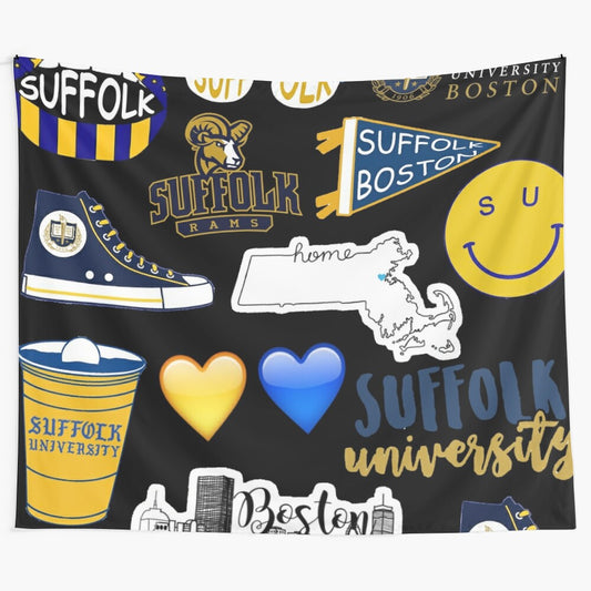 Suffolk University Tapestry with Focus Keyword College Tapestry