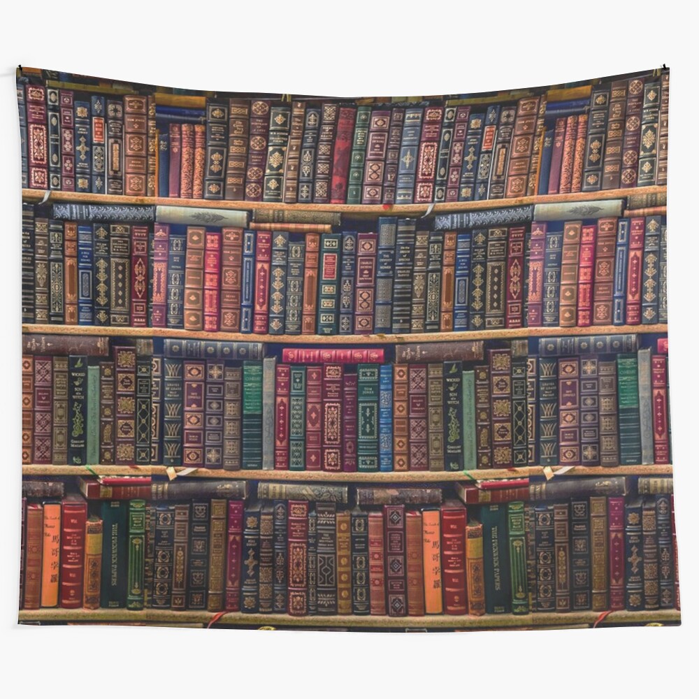 Tapestry featuring a cozy scene for book lovers