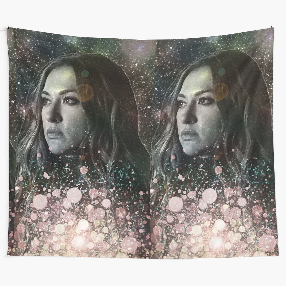 Captivating galaxy-inspired tapestry featuring Echo