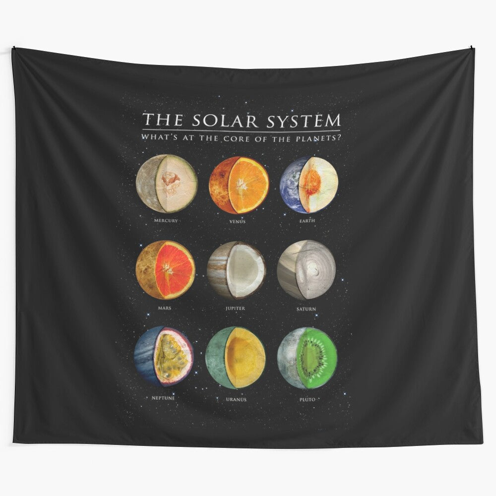 Stunning tapestry depicting the solar system and its planets