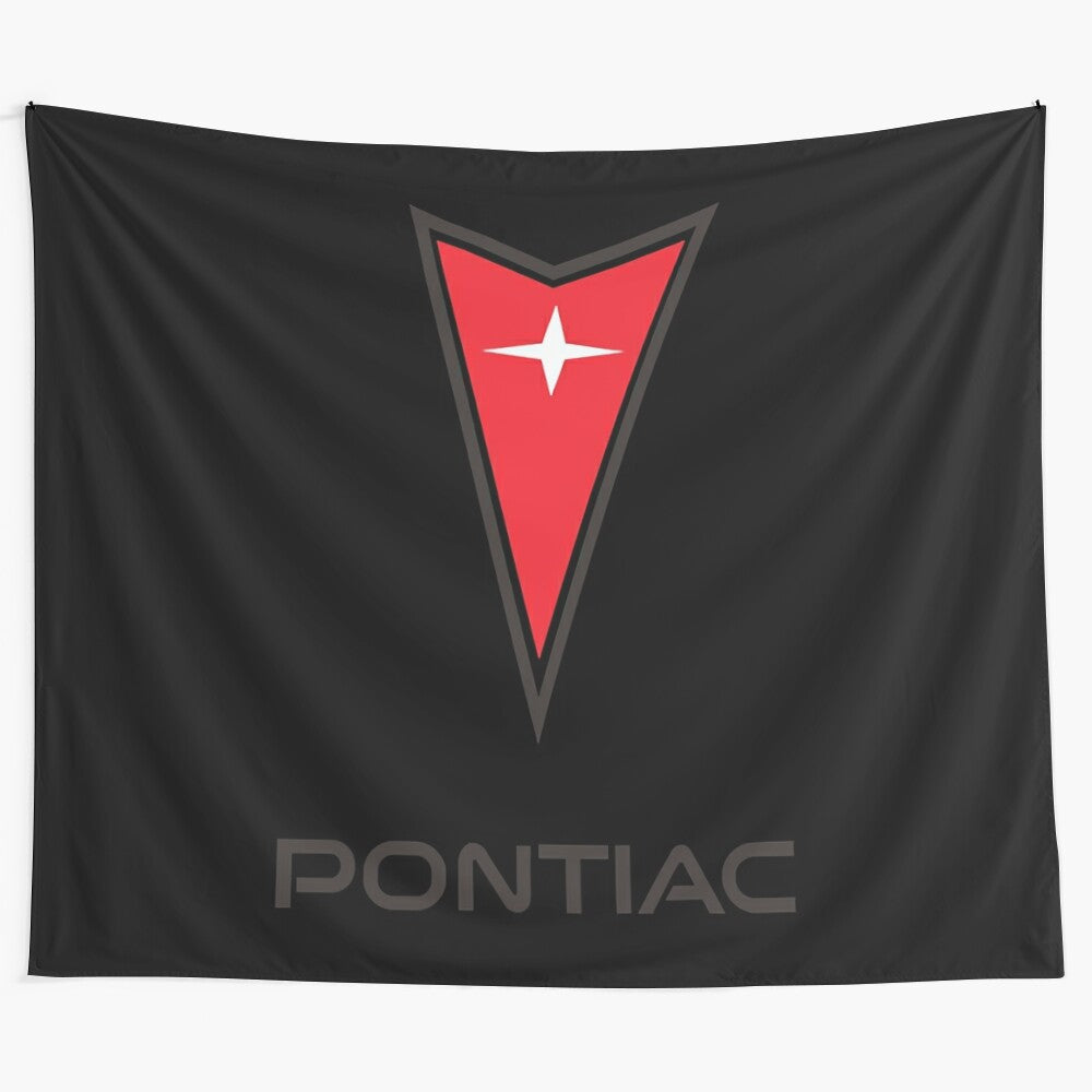 Pontiac logo essential tapestry for home decor