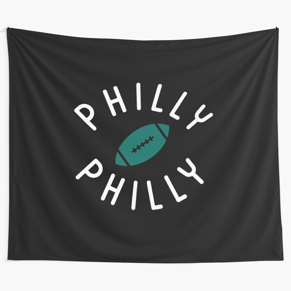 Philly Philly Tapestry with Eagles and Sports Fans Imagery