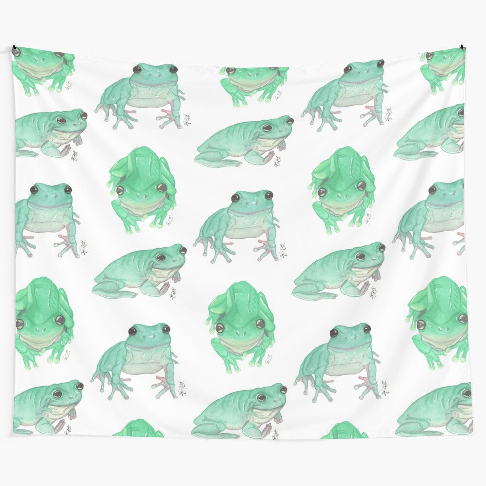 White's tree frog decorative tapestry