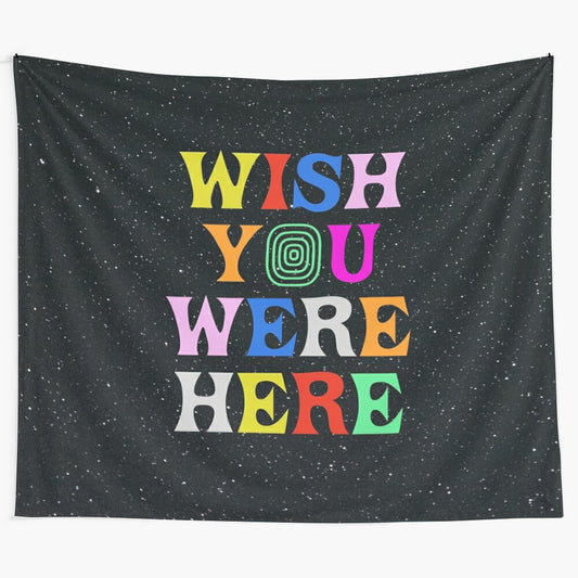 Wish You Were Here Inspired Tapestry featuring Travis Scott and Astroworld Inspired Design