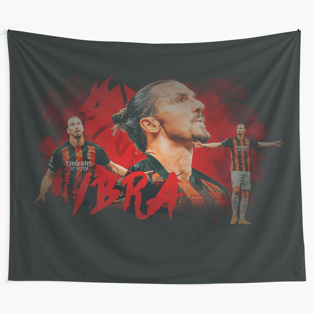 Zlatan Ibrahimovic AC Milan Tapestry