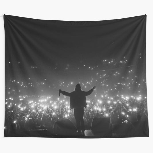 RUSSLIVE Themed Tapestry with Focus on Russ, Music, and Hip Hop