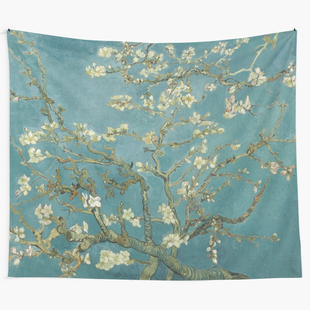 Almond Blossom Tapestry Inspired by Vincent Van Gogh Artwork