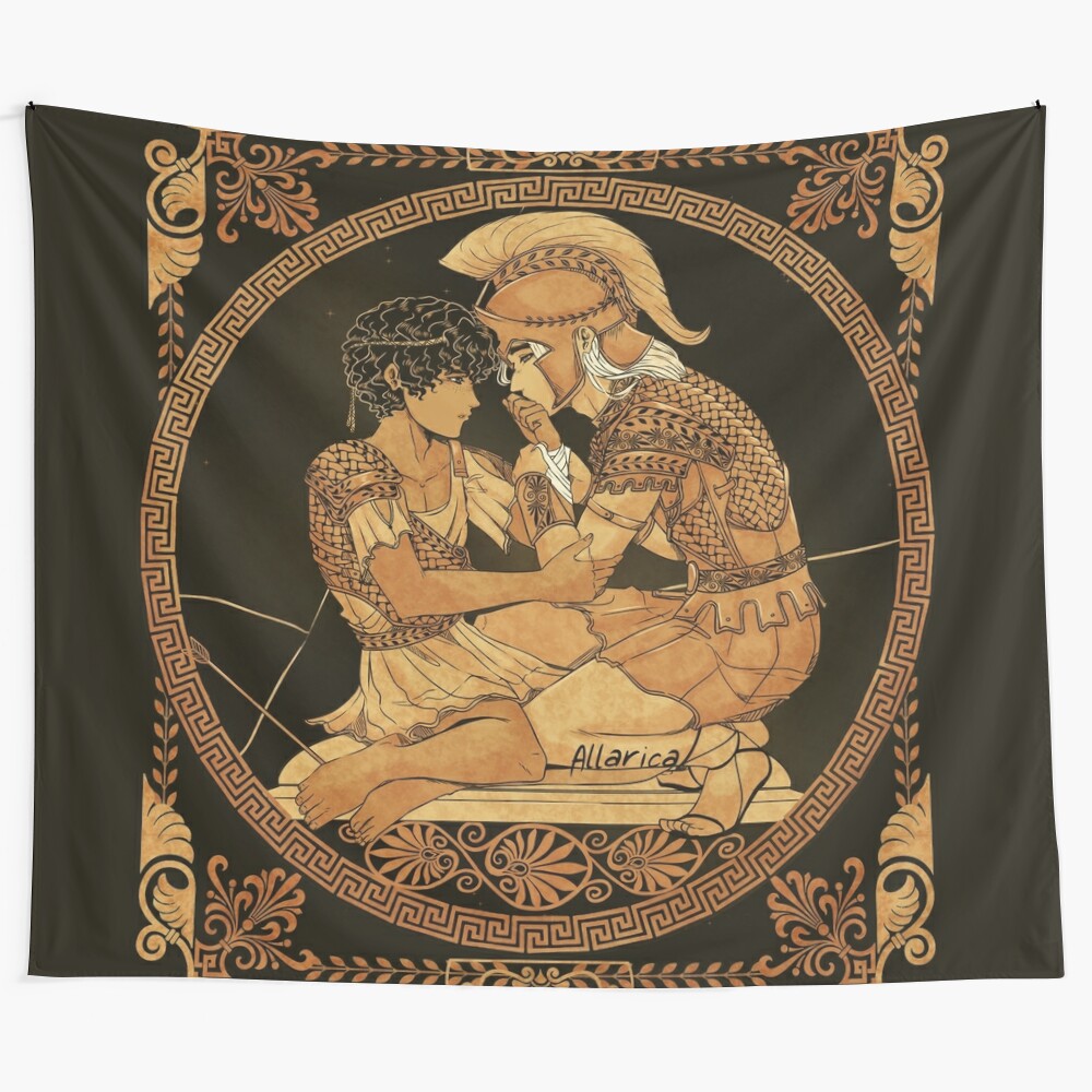 Achilles bandaging Patroclus - Inspired by Greek mythology and the Song of Achilles