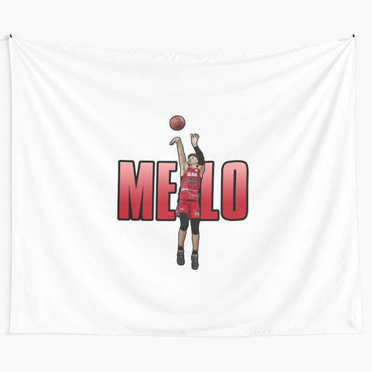 Tapestry featuring Lamelo Ball's basketball journey