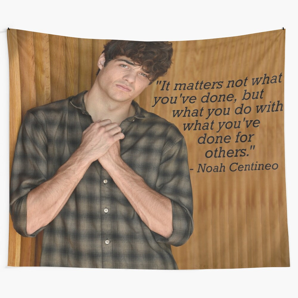 Noah Centineo Tapestry - Stylish Wall Hanging for Dorm, College, or Apartment