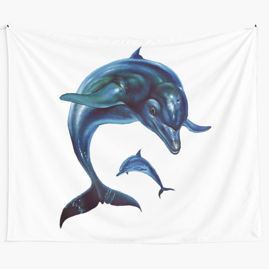 Ecco the Dolphin tapestry featuring the iconic 90s video game character