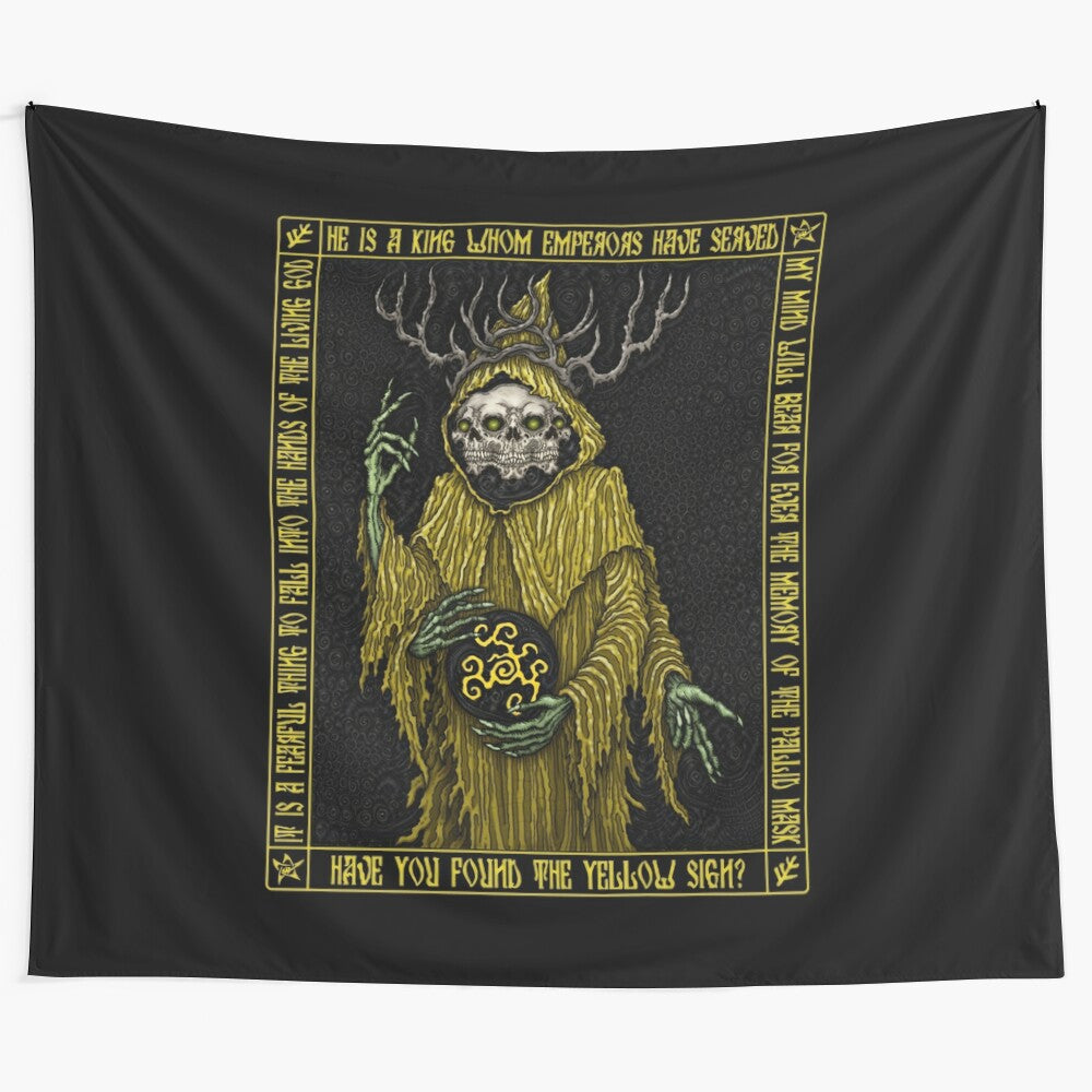 Hastur Icon Azhmodai 2020 Inspired Tapestry featuring Lovecraft's Cthulhu Mythos elements