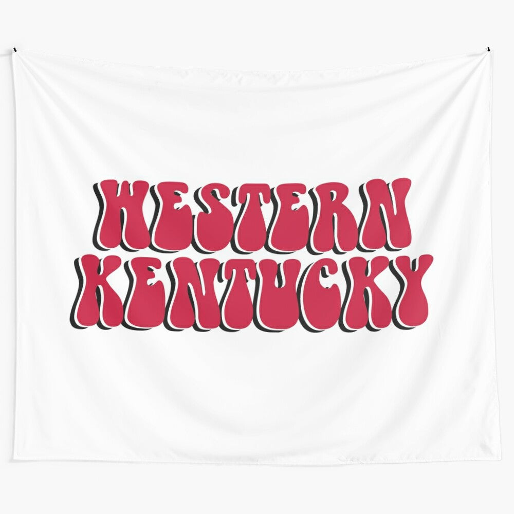 Western Kentucky University-Inspired Tapestry with Hilltoppers Logo