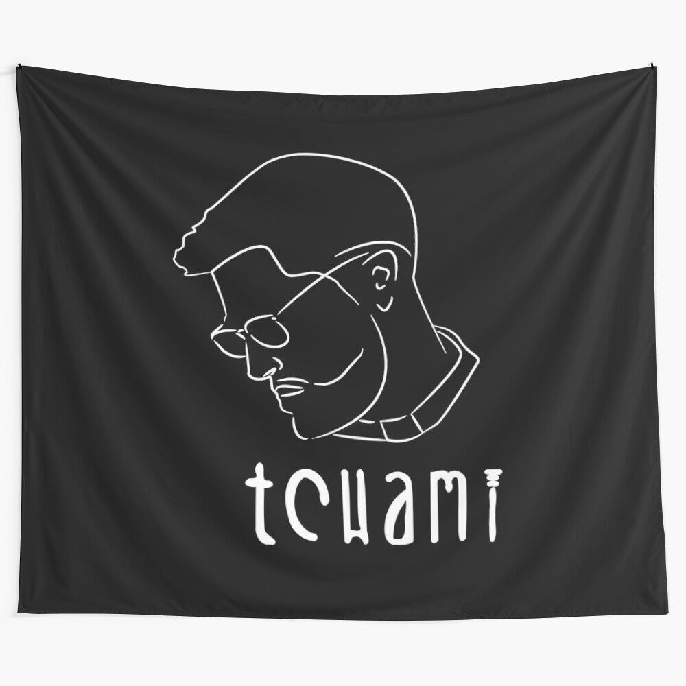 Tchami-inspired electronic dance music (EDM) DJ tapestry