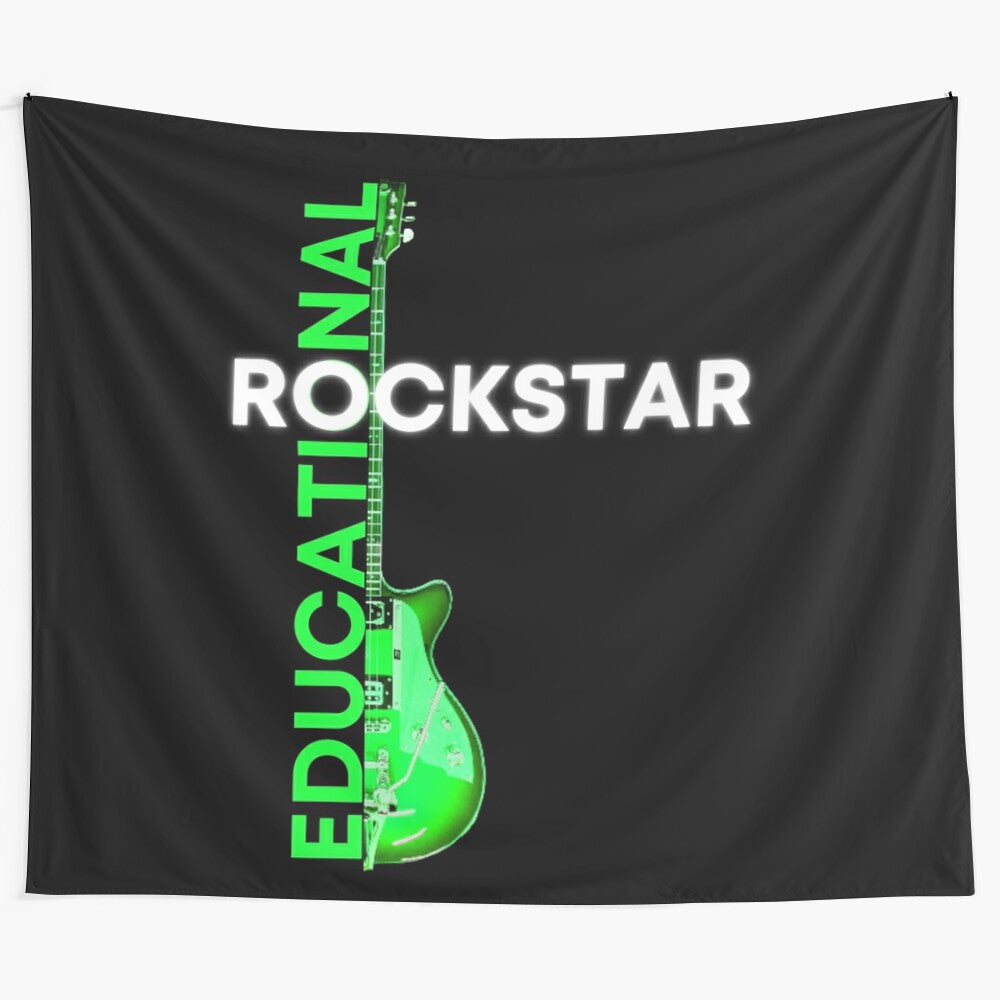 Educational Rockstar Tapestry - Inspiring Classroom Decor for Teachers