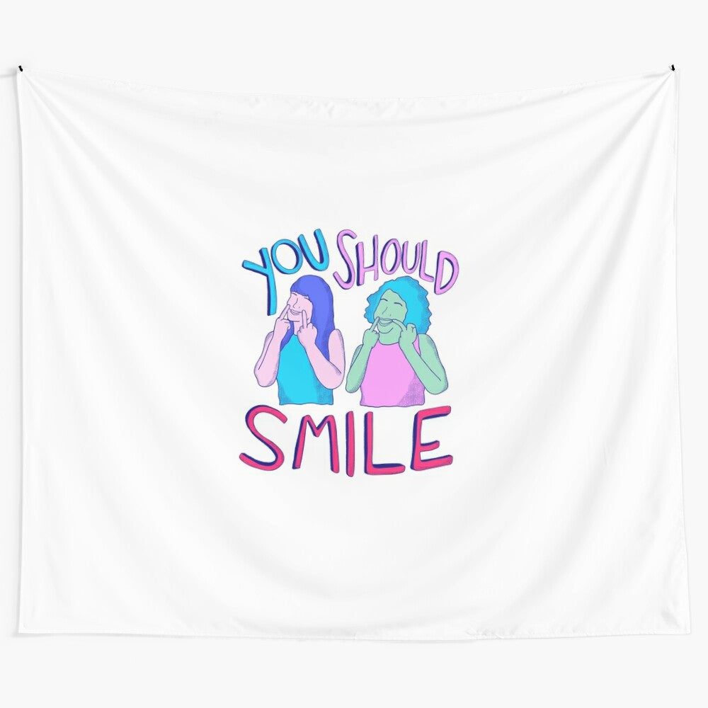 Broad City Abbi and Ilana Inspired Tapestry Wall Hanging