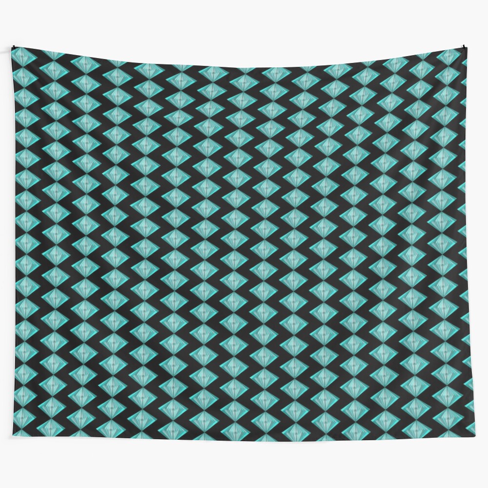 Vortex-patterned tapestry with trendy design