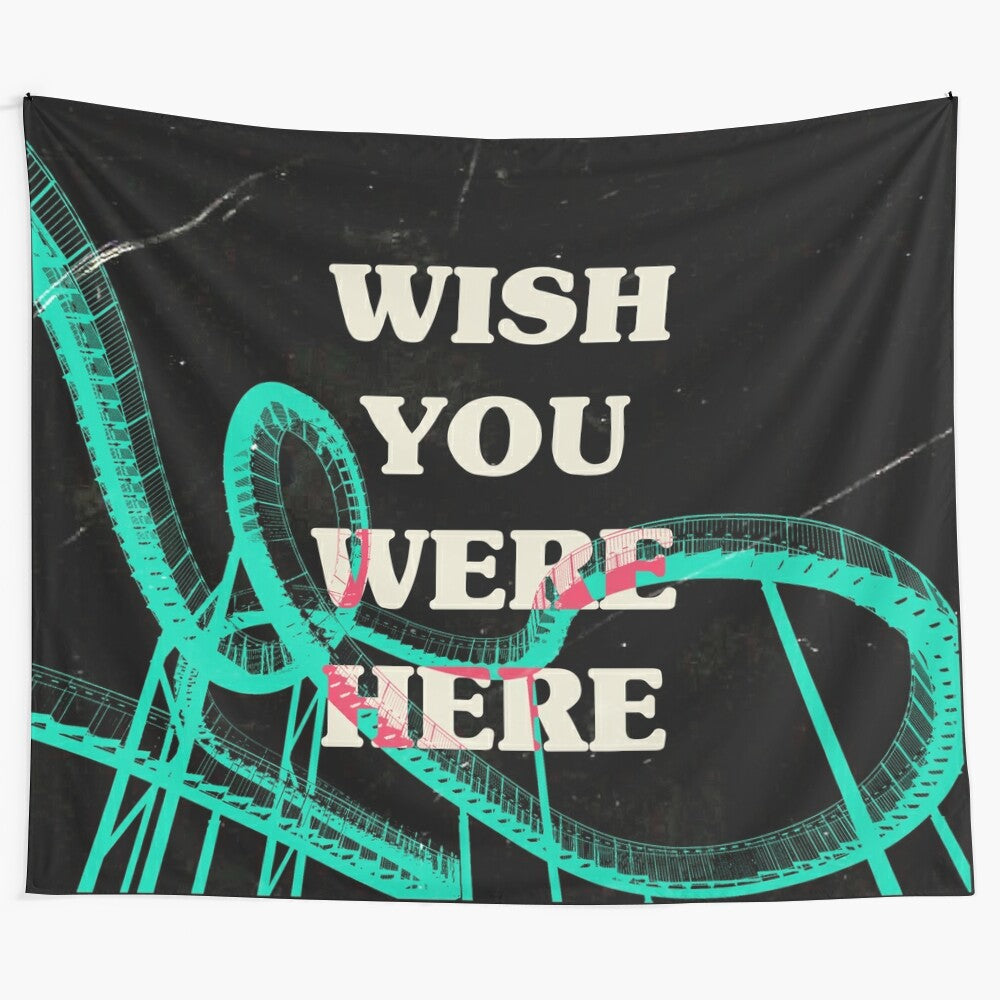 Travis Scott inspired "Wish You Were Here" music poster wall art