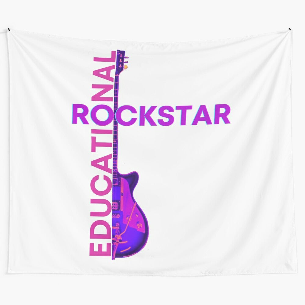 Educational Rockstar Tapestry for Awesome Teachers