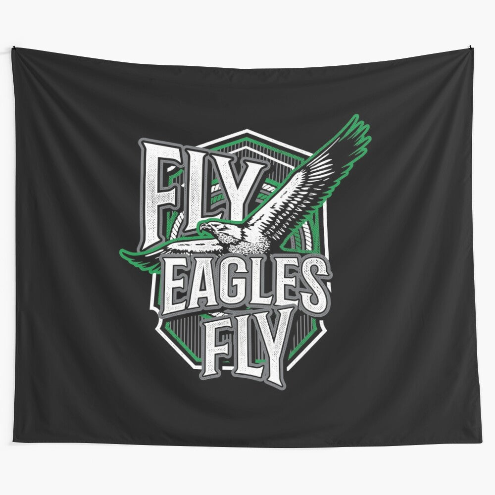 Grunge-style Fly Eagles Fly football shirt