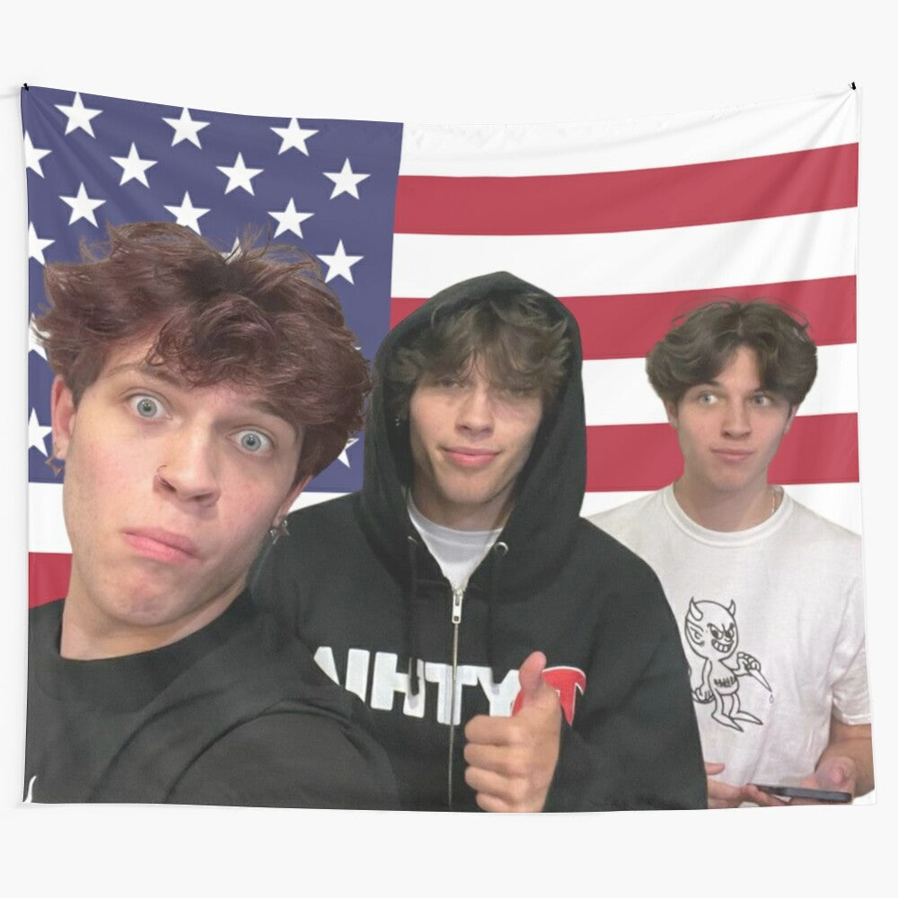 Sturniolo Triplets Iconic Merch Tapestry