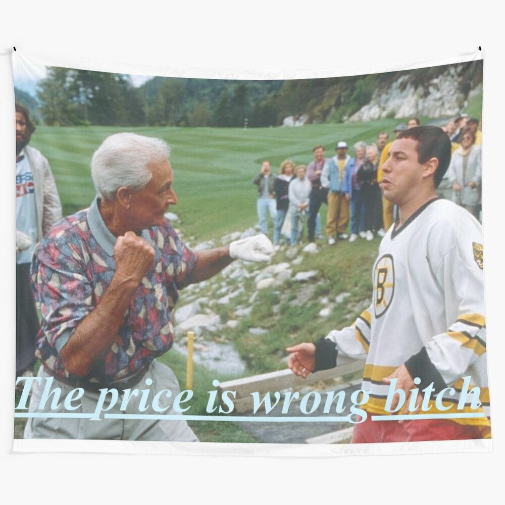 Adam Sandler in "Happy Gilmore" inspired tapestry