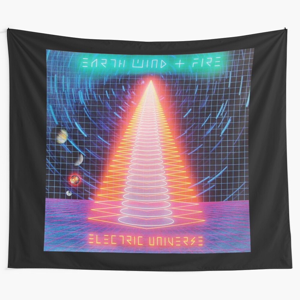 Earth, Wind & Fire Electric Universe Tapestry Wall Art