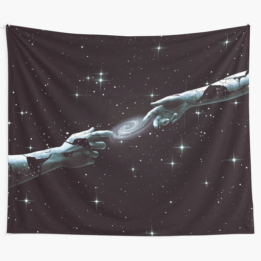 Cosmic tapestry featuring a mesmerizing interstellar design