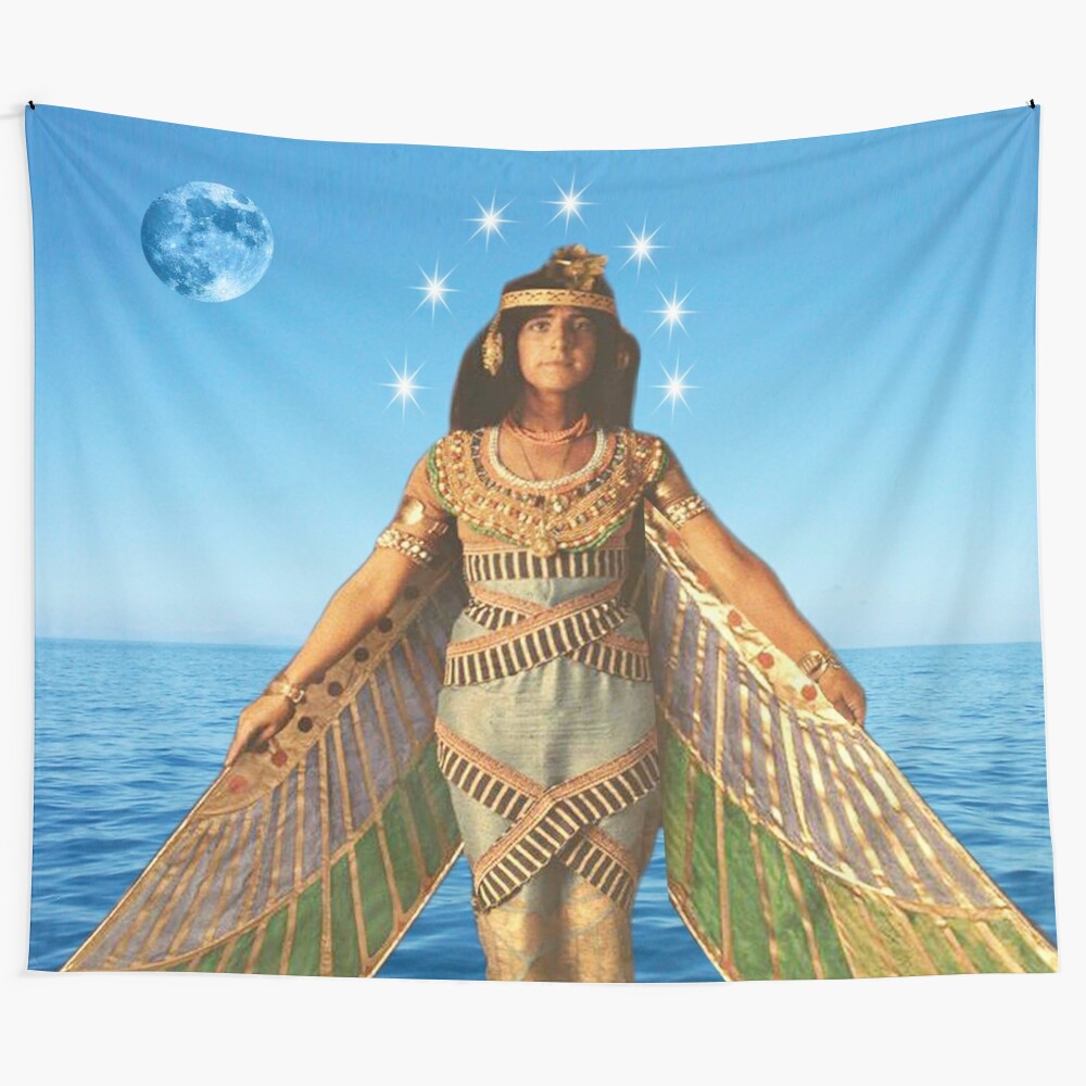 Priestess tapestry featuring spiritual and metaphysical elements