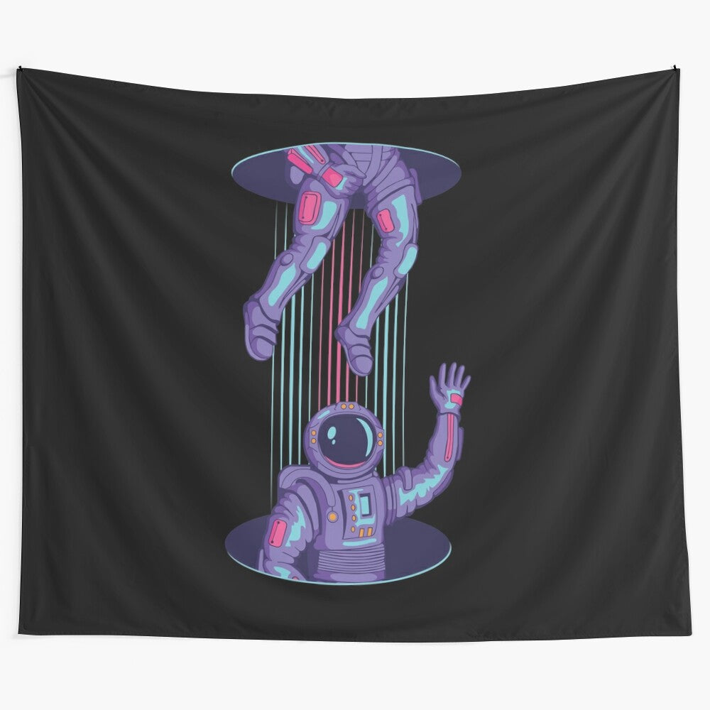 Odyssey Tapestry featuring a sci-fi, space-themed design