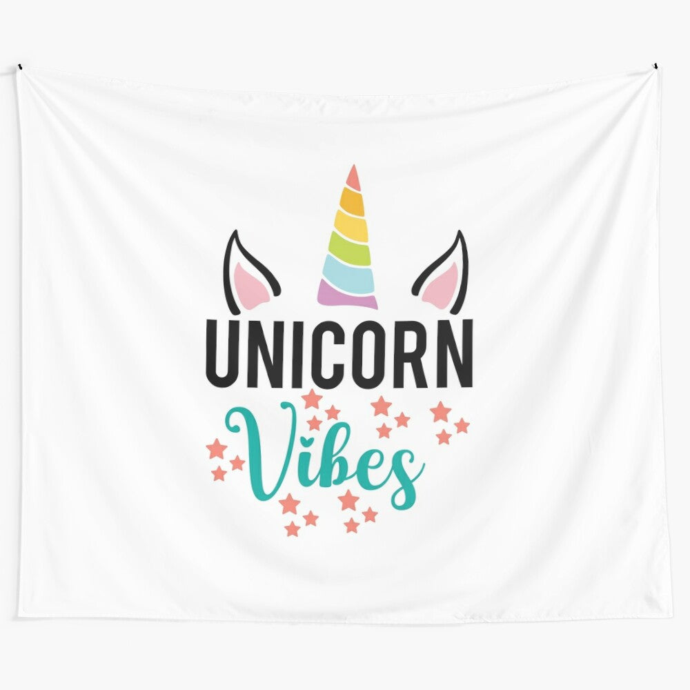 Magical unicorn tapestry wall hanging