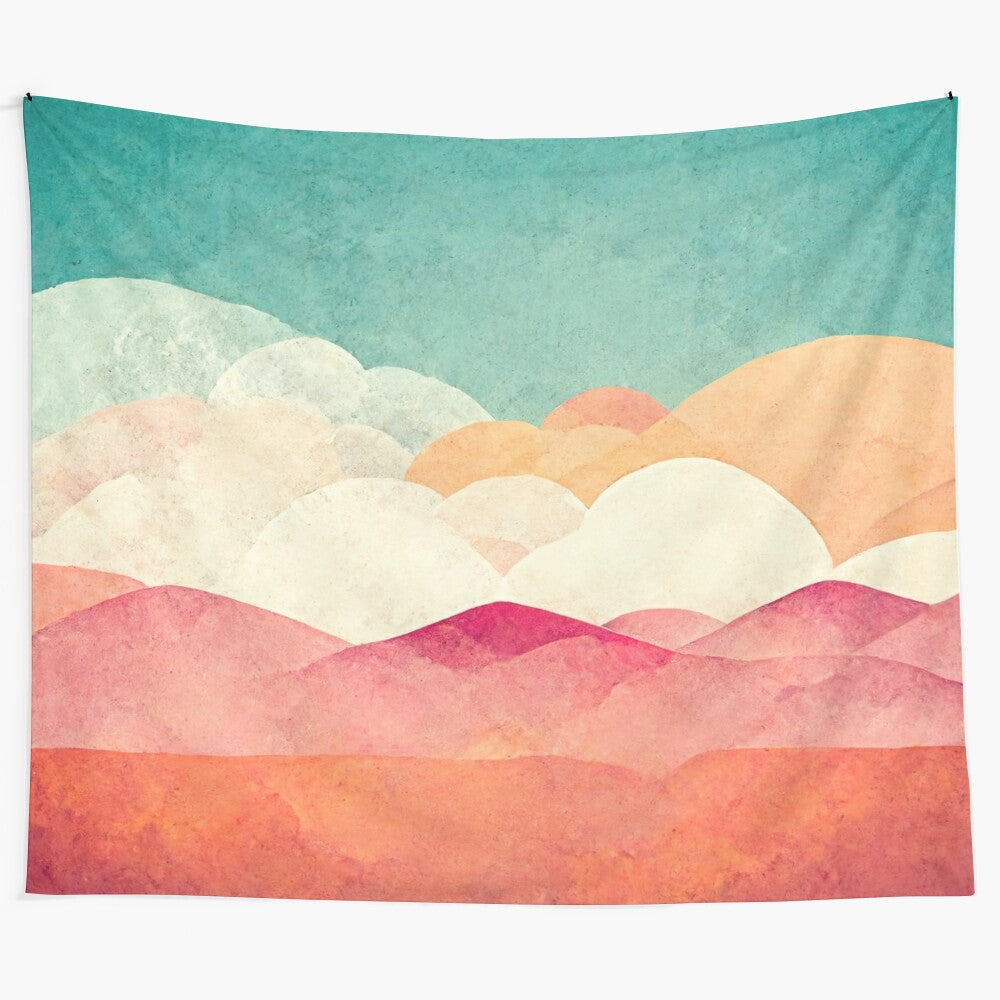 Boho Dream Clouds Tapestry - Colorful Bohemian Wall Art