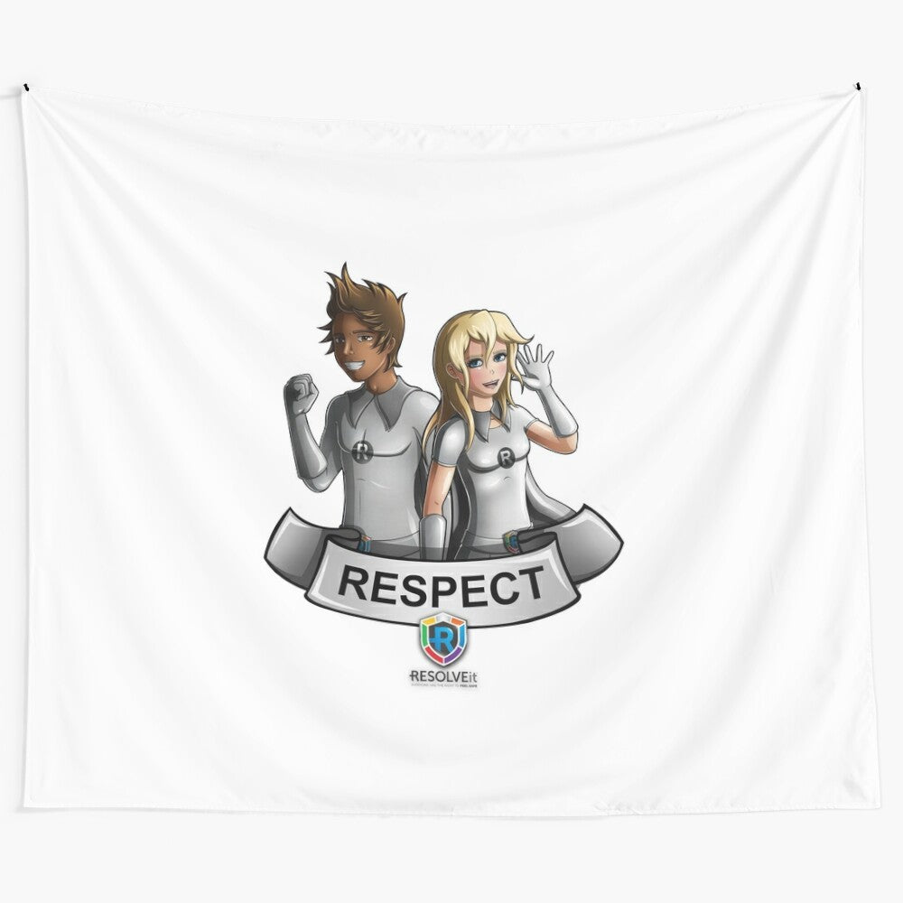 RESOLVEit Superhero Academy Respect Tapestry