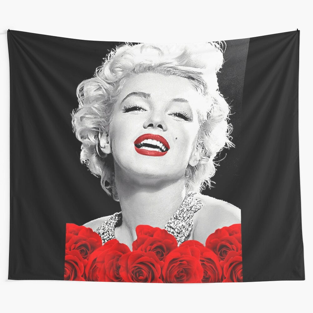 Marilyn Monroe Love Portrait Tapestry