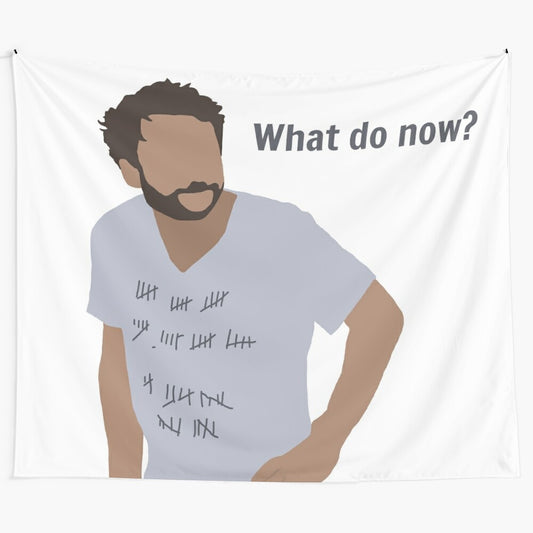 Tapestry featuring the "What Do Now?" quote from It's Always Sunny in Philadelphia