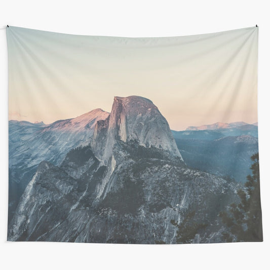 Yosemite Half Dome Tapestry - Stunning California Mountain Landscape Wall Art