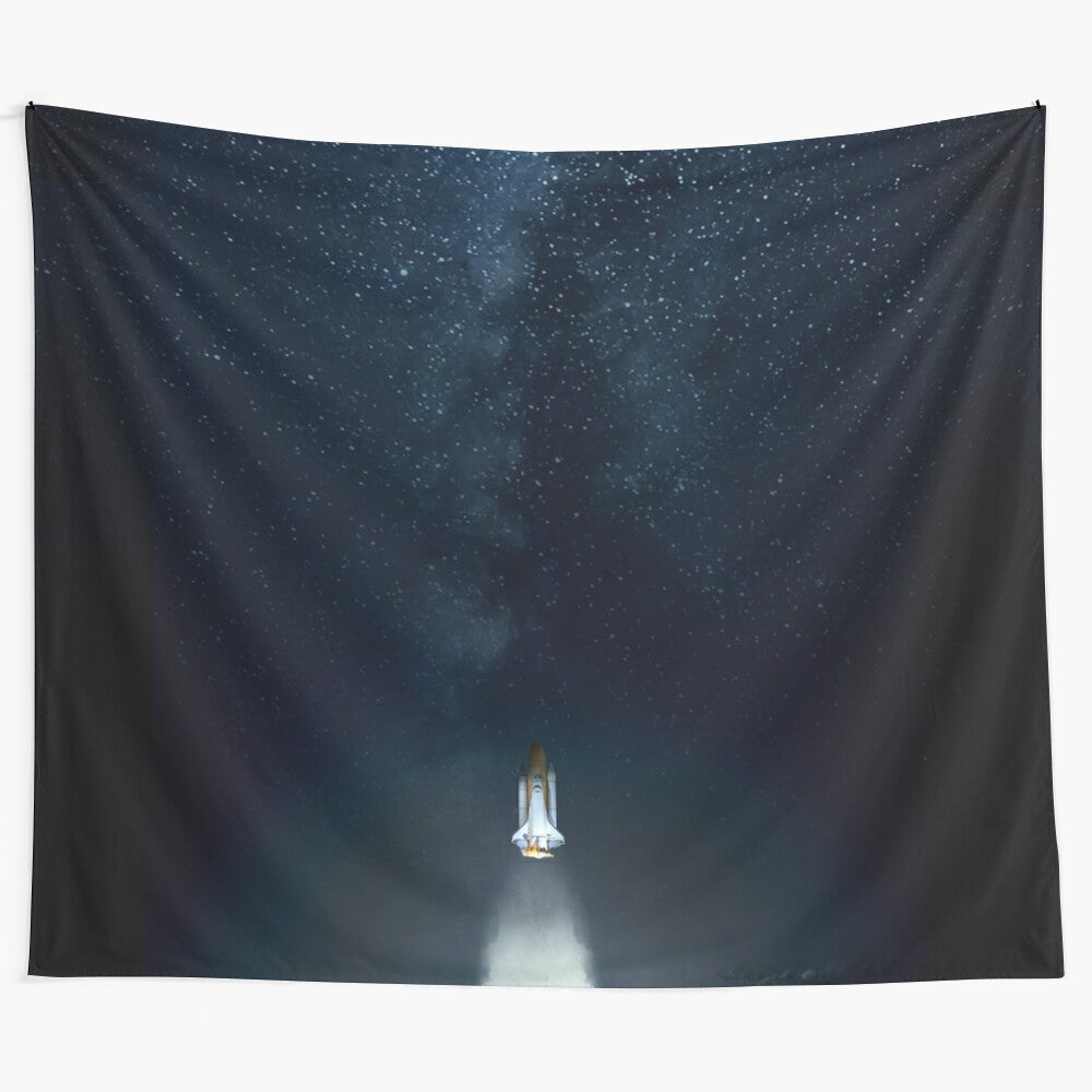 Intergalactic space tapestry featuring galaxies, nebulae, and celestial objects