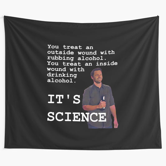 Nick Miller quote tapestry featuring a witty and sarcastic quote from the TV show 'New Girl'