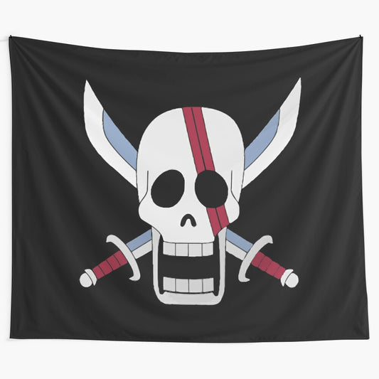 Colorful One Piece Shanks Flag Tapestry Wall Hanging