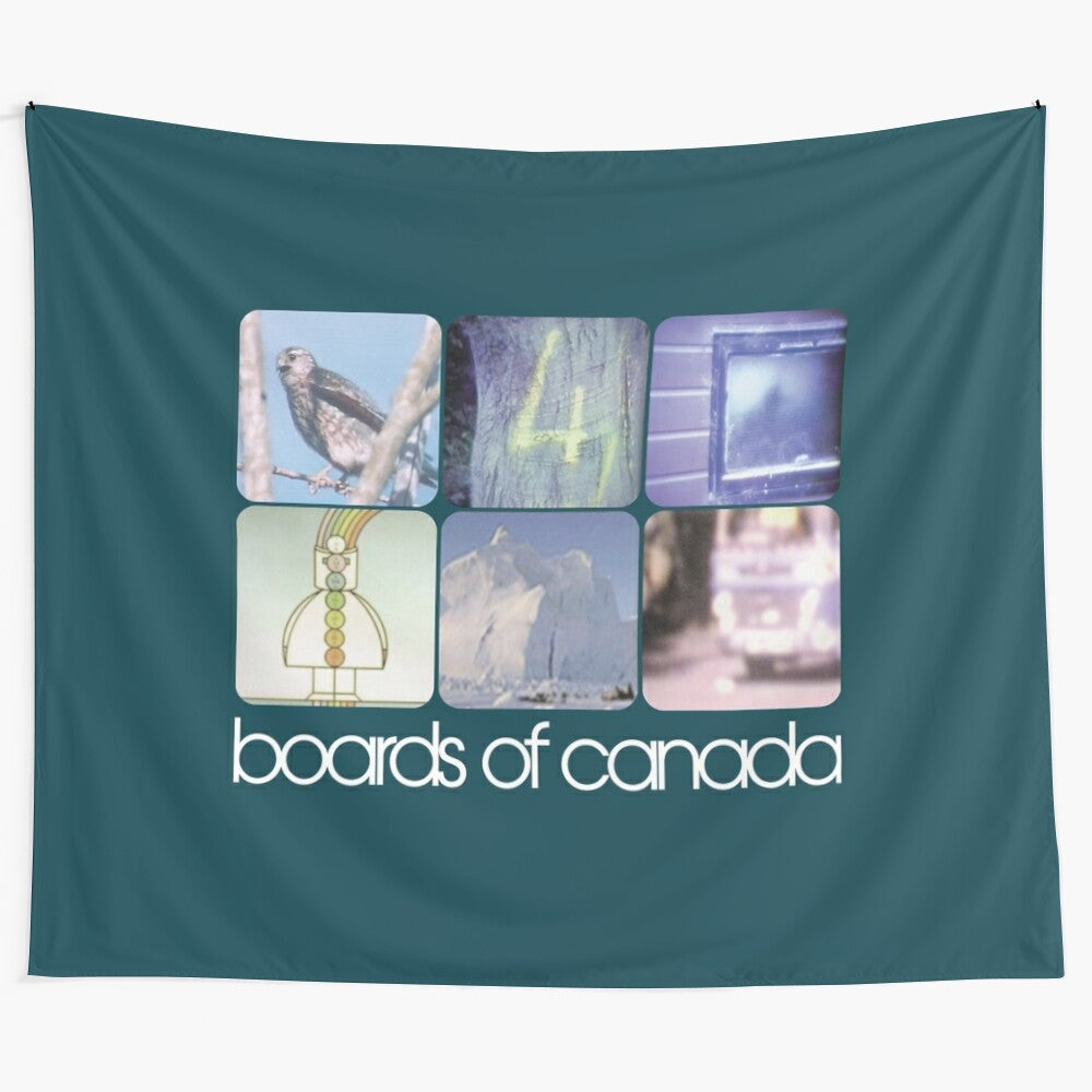 Boards of Canada inspired tapestry with electronic and ambient music elements